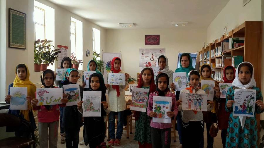 رنگ آمیزی و نقاشی گرامیداشت نیمه شعبان