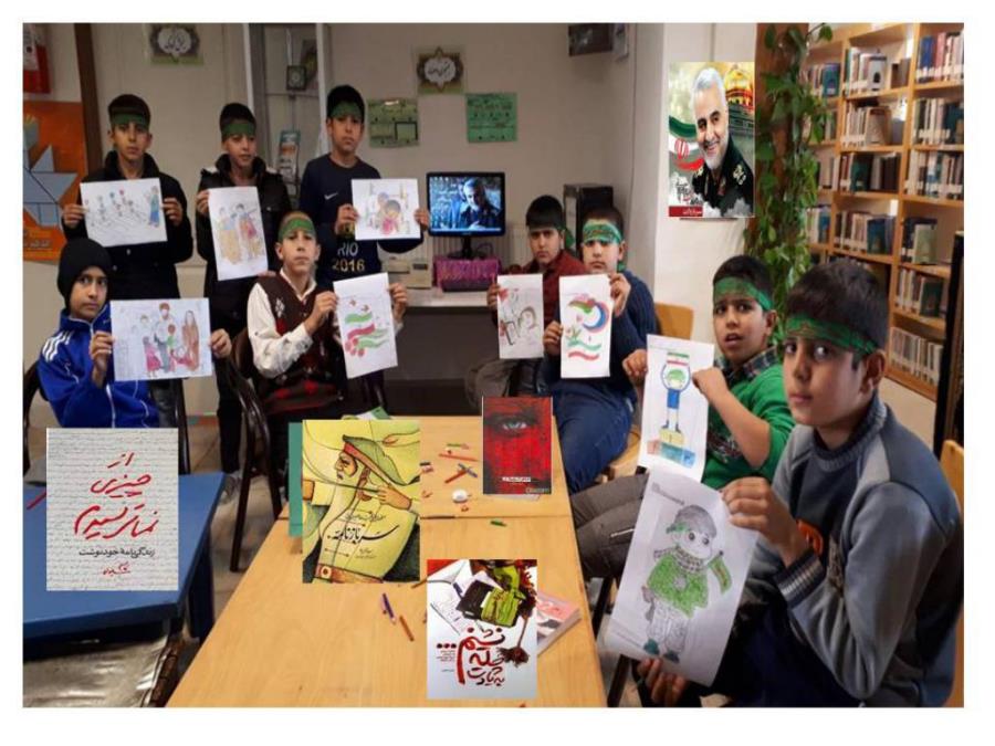 نقاشی و رنگ آمیزی گرامیداشت سردار دلها حاج قاسم سلیمانی